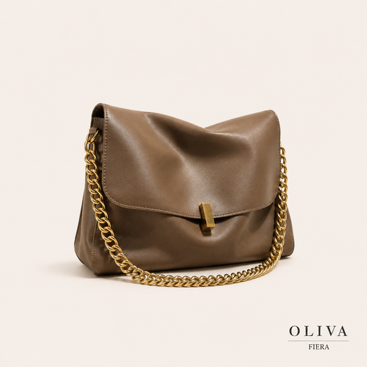 Bolso de Hombro de Cuero - Estilo Coreano | Noche Fiera