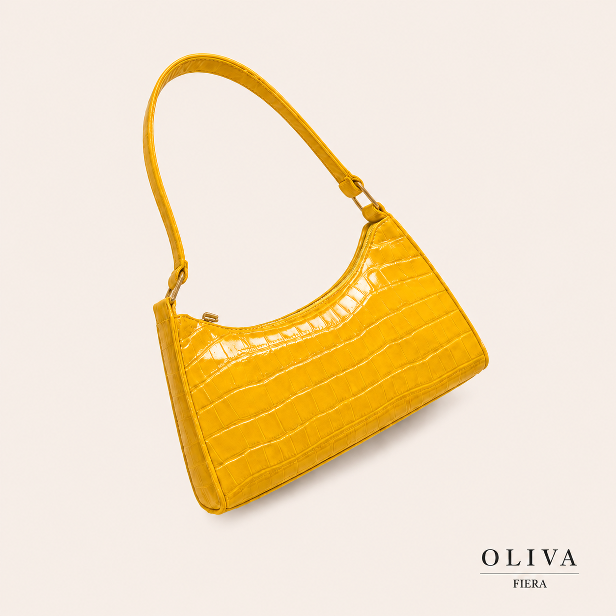 Bolso Axila Estampado Cocodrilo | Esencia Salvaje