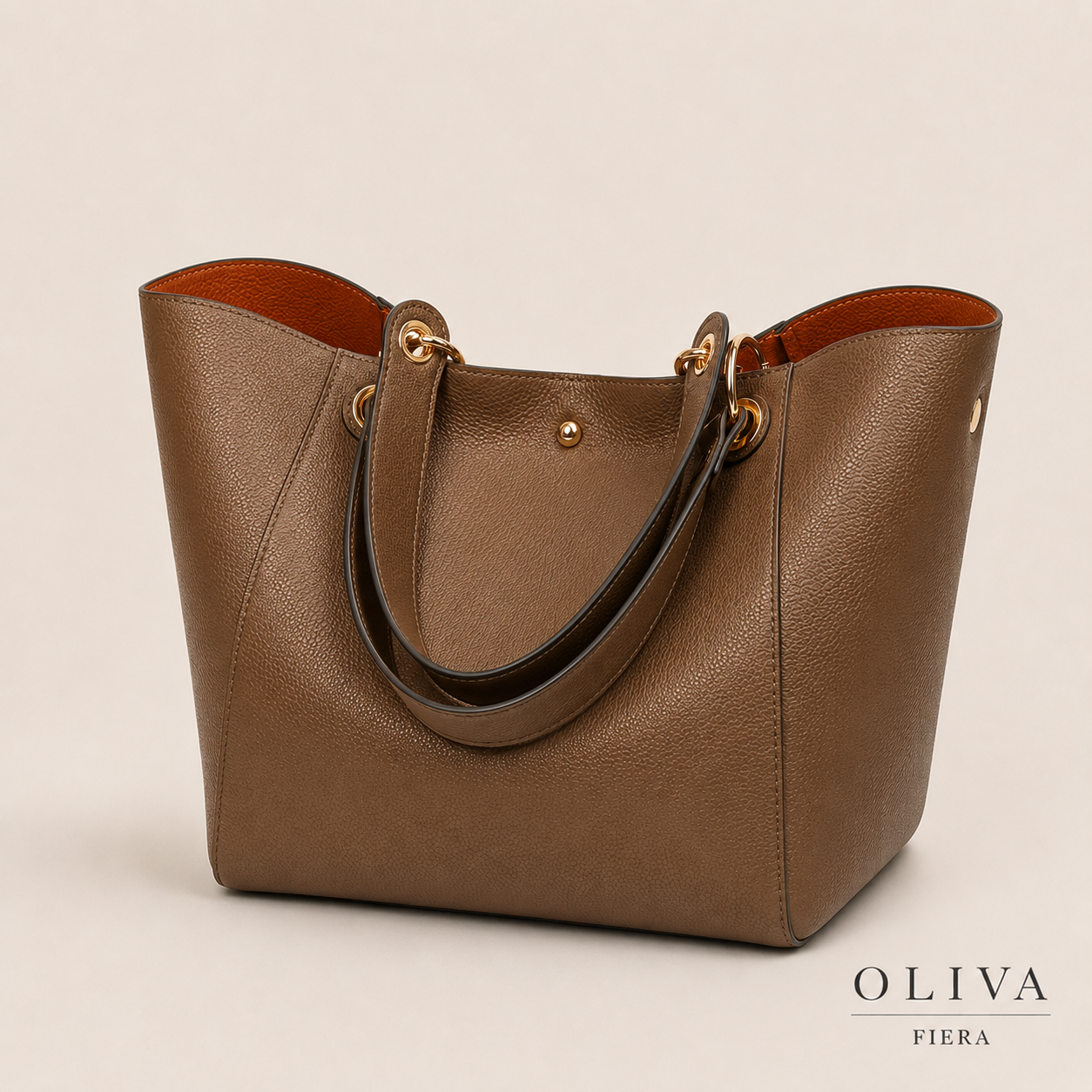 Bolso Bellagio | Bolso Tote Elegante de Gran Capacidad | Oro Silvestre