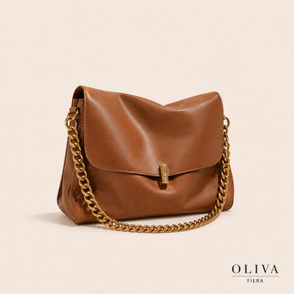 Bolso de Hombro de Cuero - Estilo Coreano | Noche Fiera