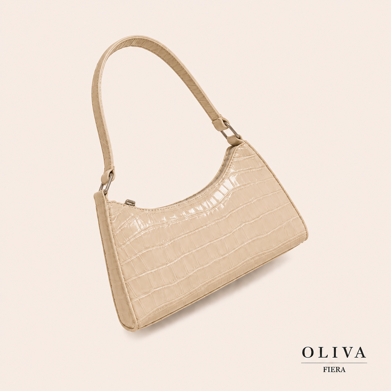 Bolso Axila Estampado Cocodrilo | Esencia Salvaje