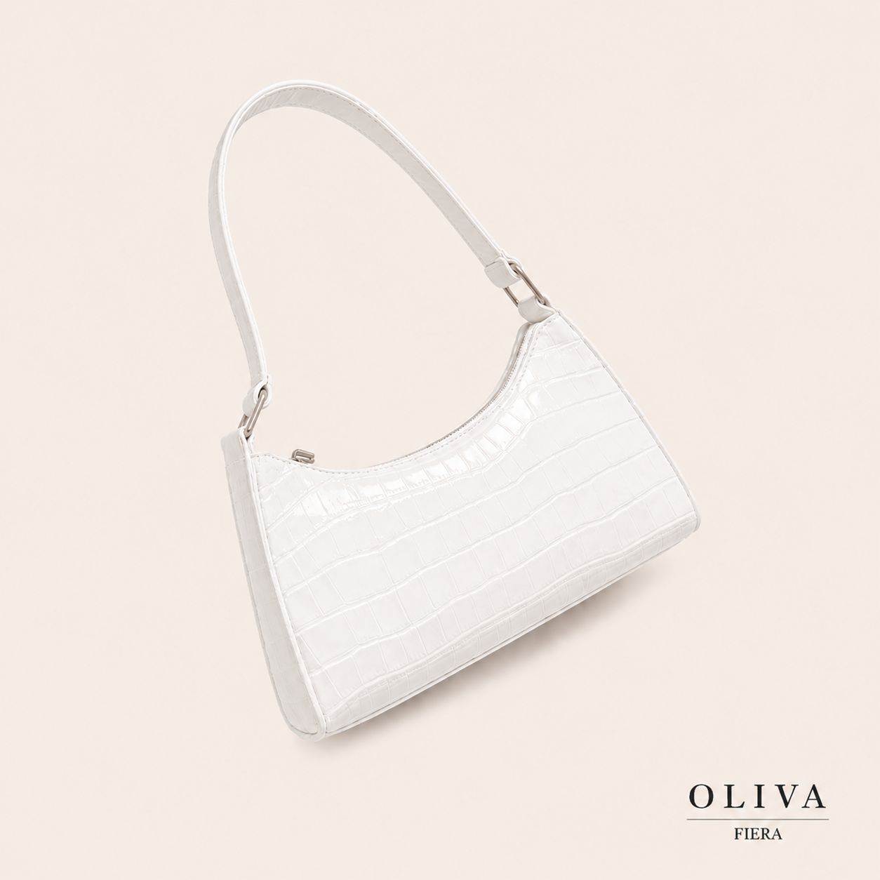 Bolso Axila Estampado Cocodrilo | Esencia Salvaje