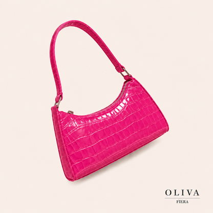 Bolso Axila Estampado Cocodrilo | Esencia Salvaje